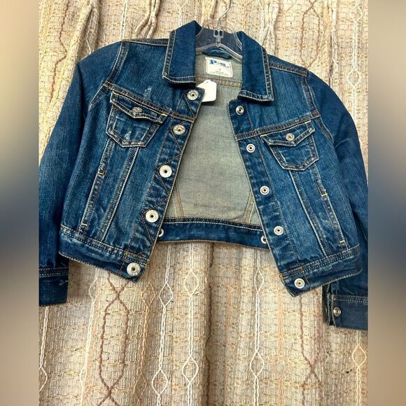 P.S by aeropostale girls 4 denim jacket - Picture 1 of 6